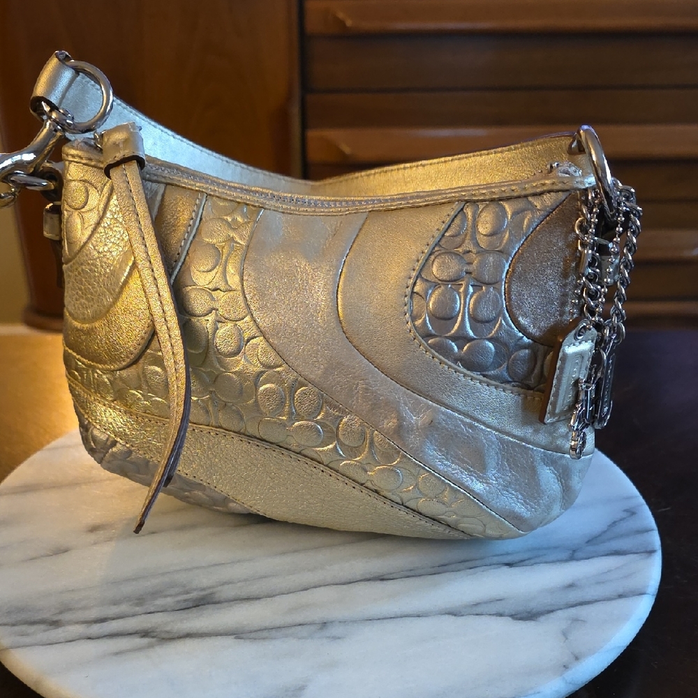 Coach Metallic Wave Patchwork 2008 Hobo Bag! 🌌